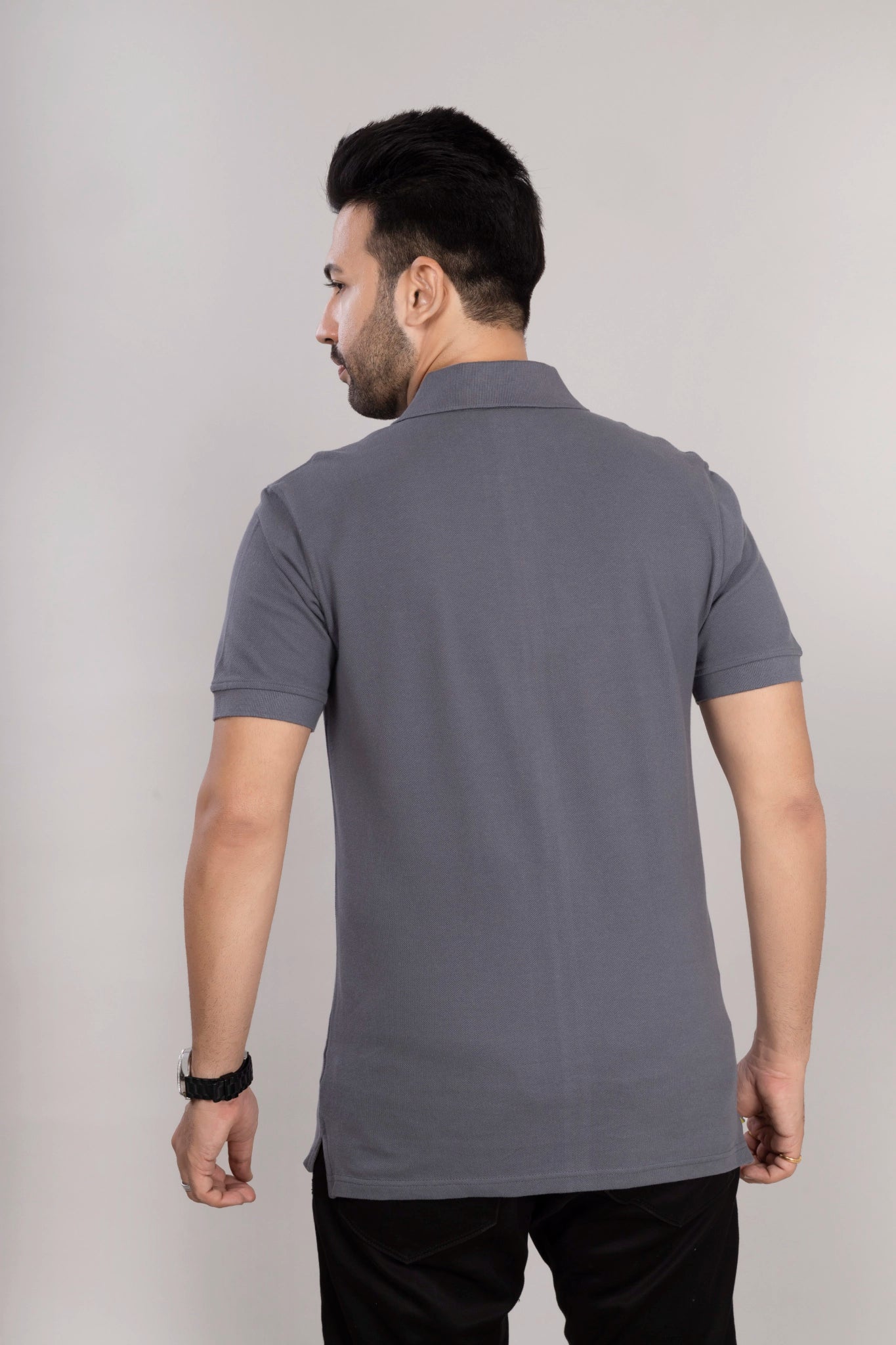 MAdMee Ace Polo - Steel Grey