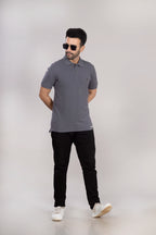 MAdMee Ace Polo - Steel Grey