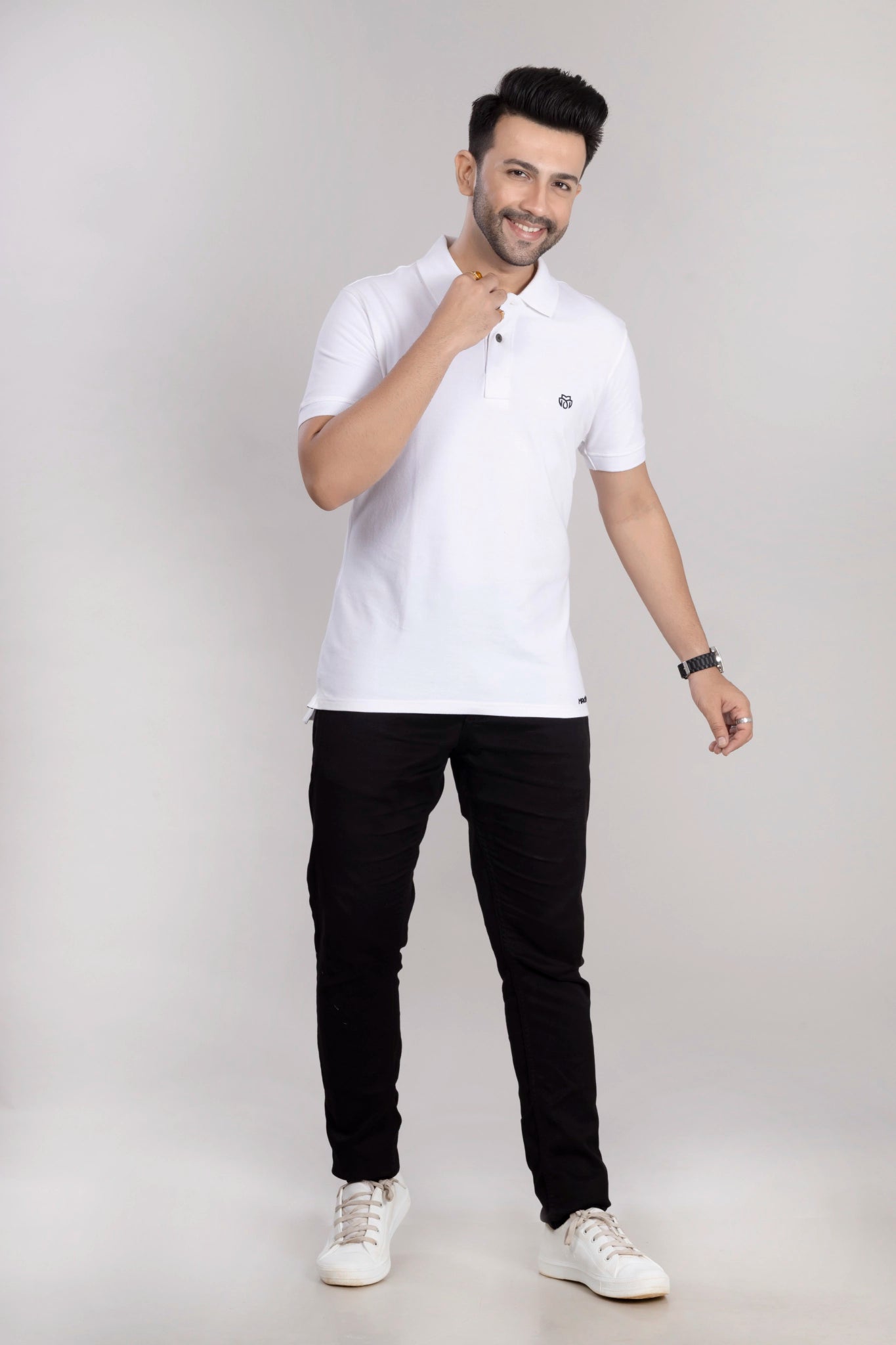 MAdMee Ace Polo - Classy White