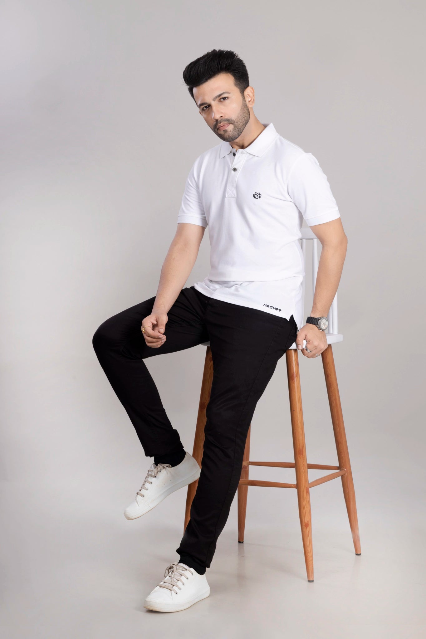 MAdMee Ace Polo - Classy White