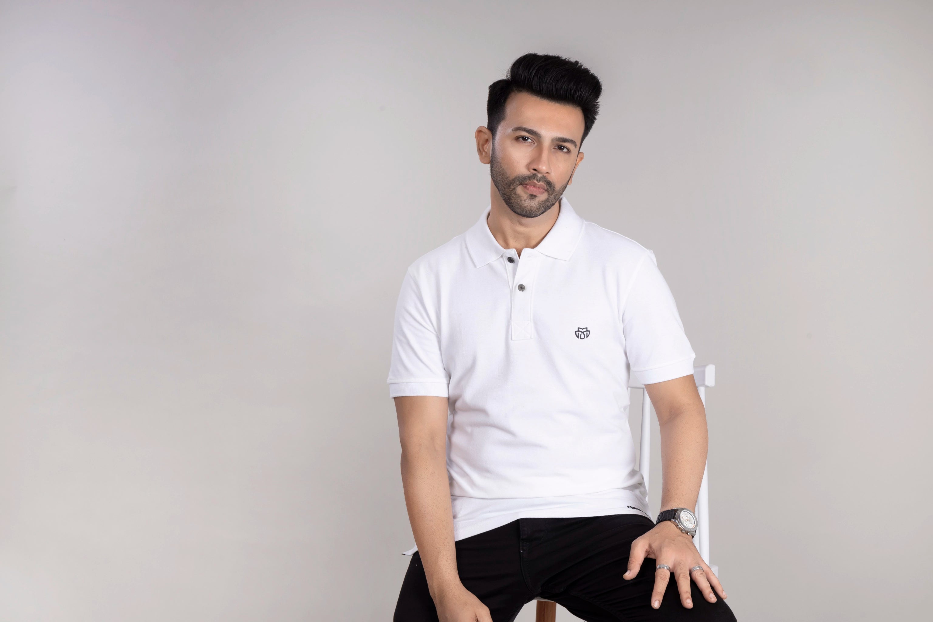 MAdMee Ace Polo - Classy White