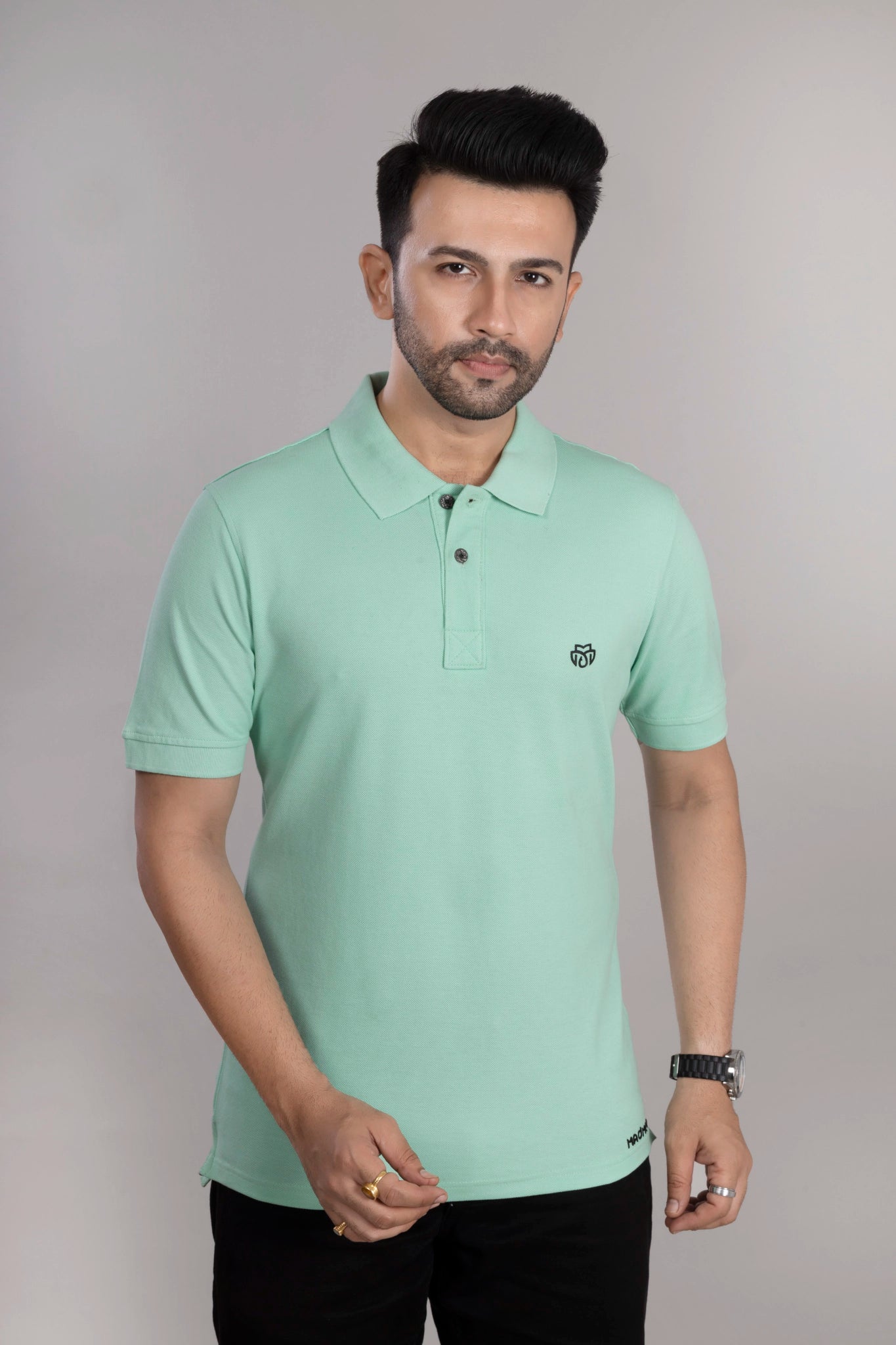 MAdMee Ace Polo - Pistachio Green