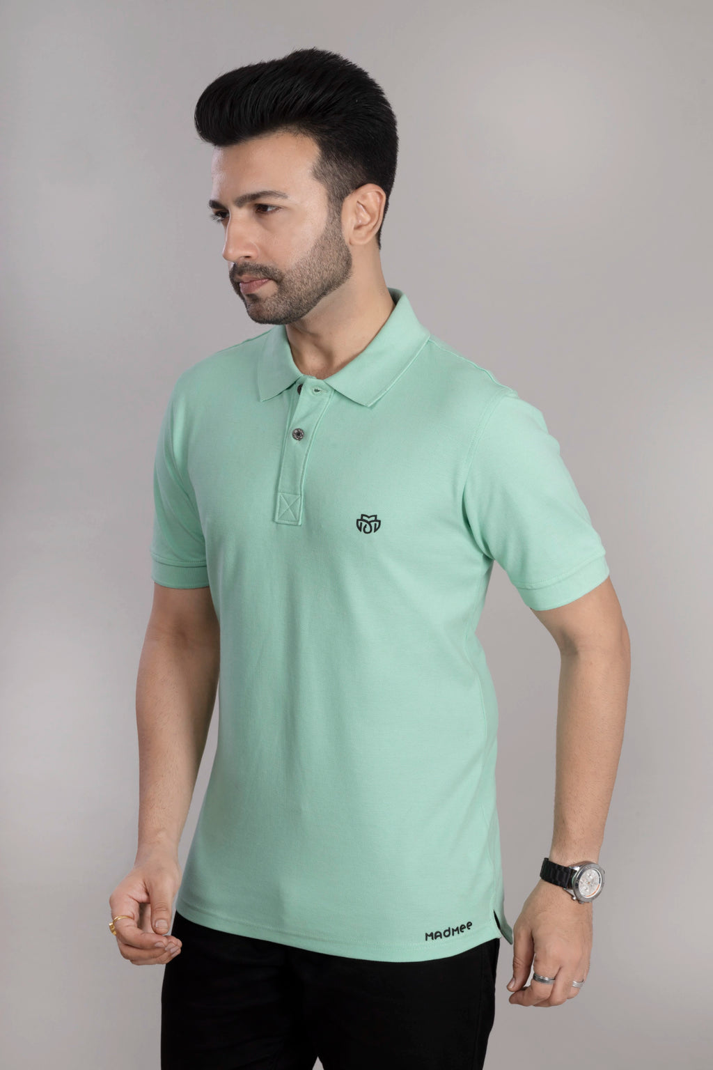 MAdMee Ace Polo - Pistachio Green