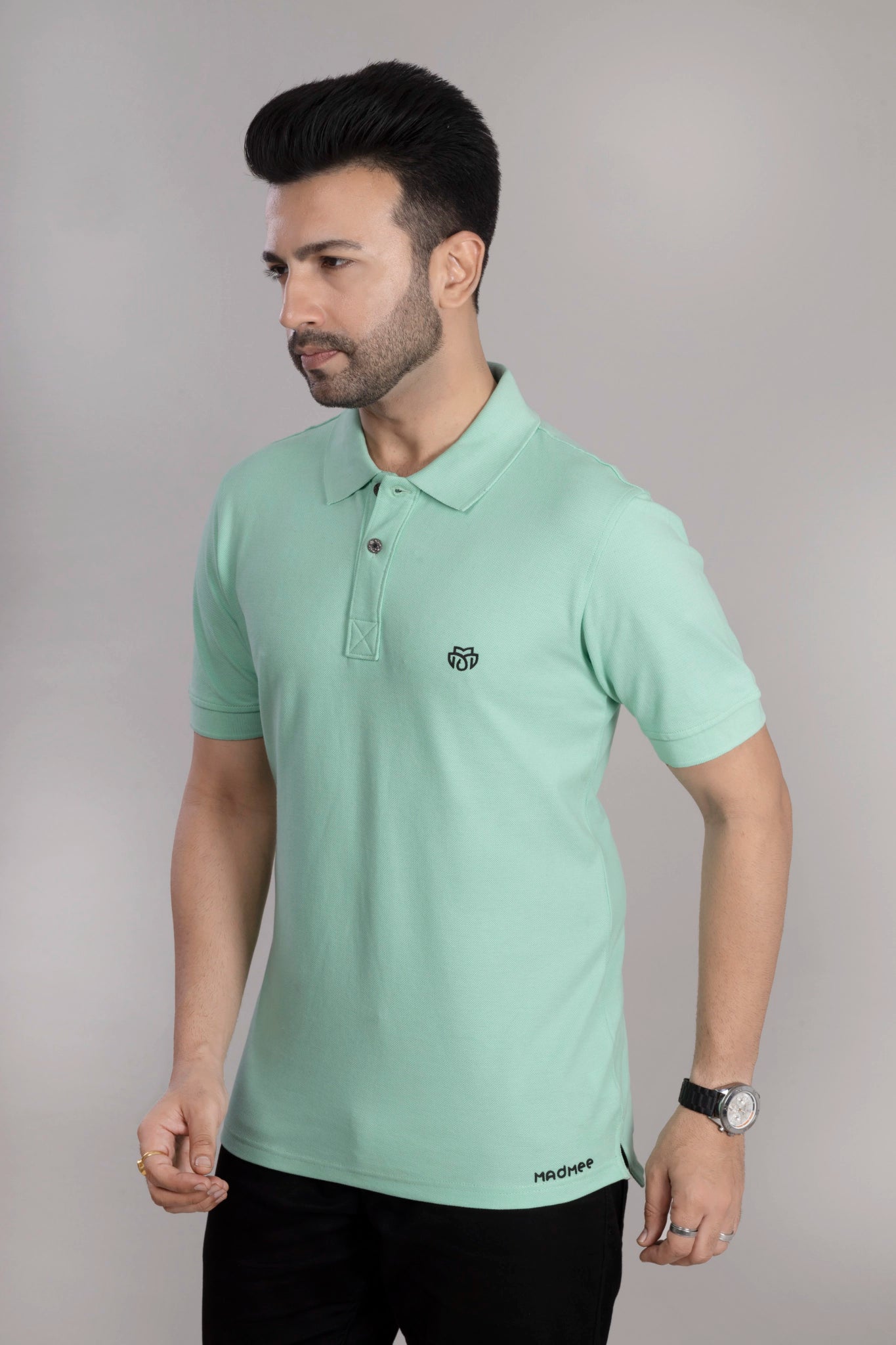 MAdMee Ace Polo - Pistachio Green