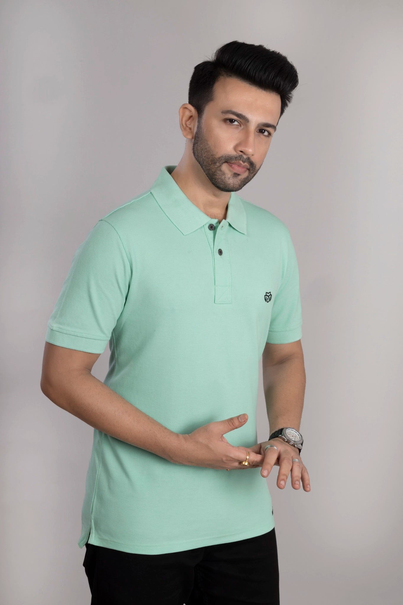 MAdMee Ace Polo - Pistachio Green