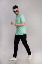 MAdMee Ace Polo - Pistachio Green