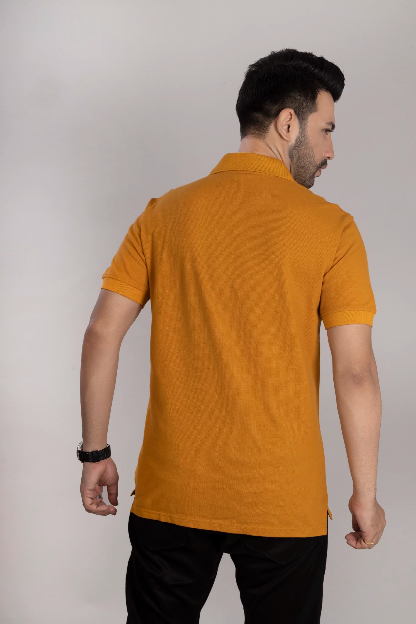 MAdMee Ace Polo - Sunset Mustard