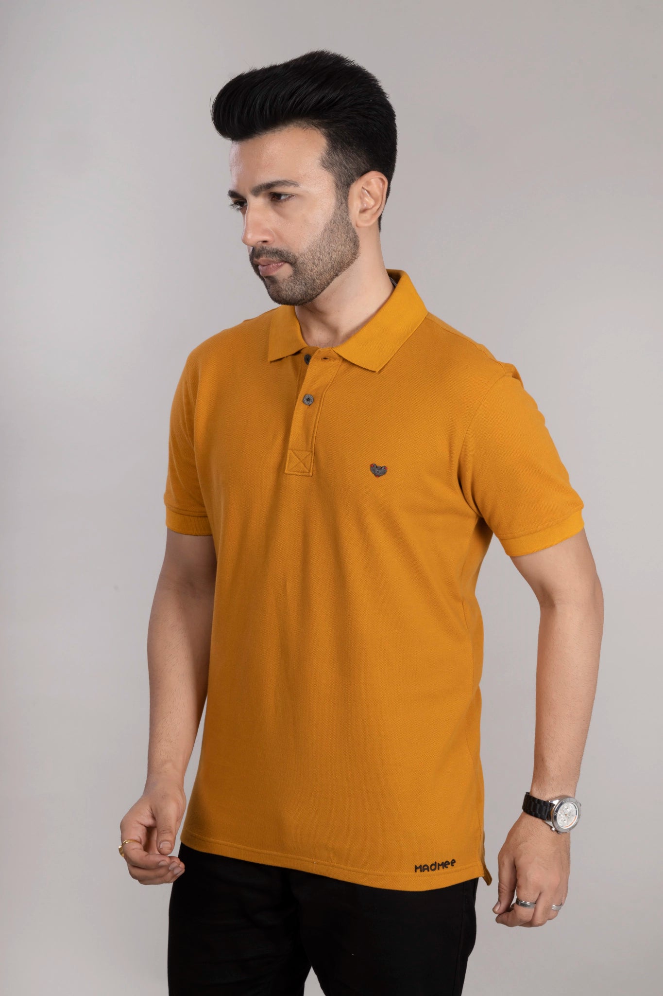 MAdMee Ace Polo - Sunset Mustard