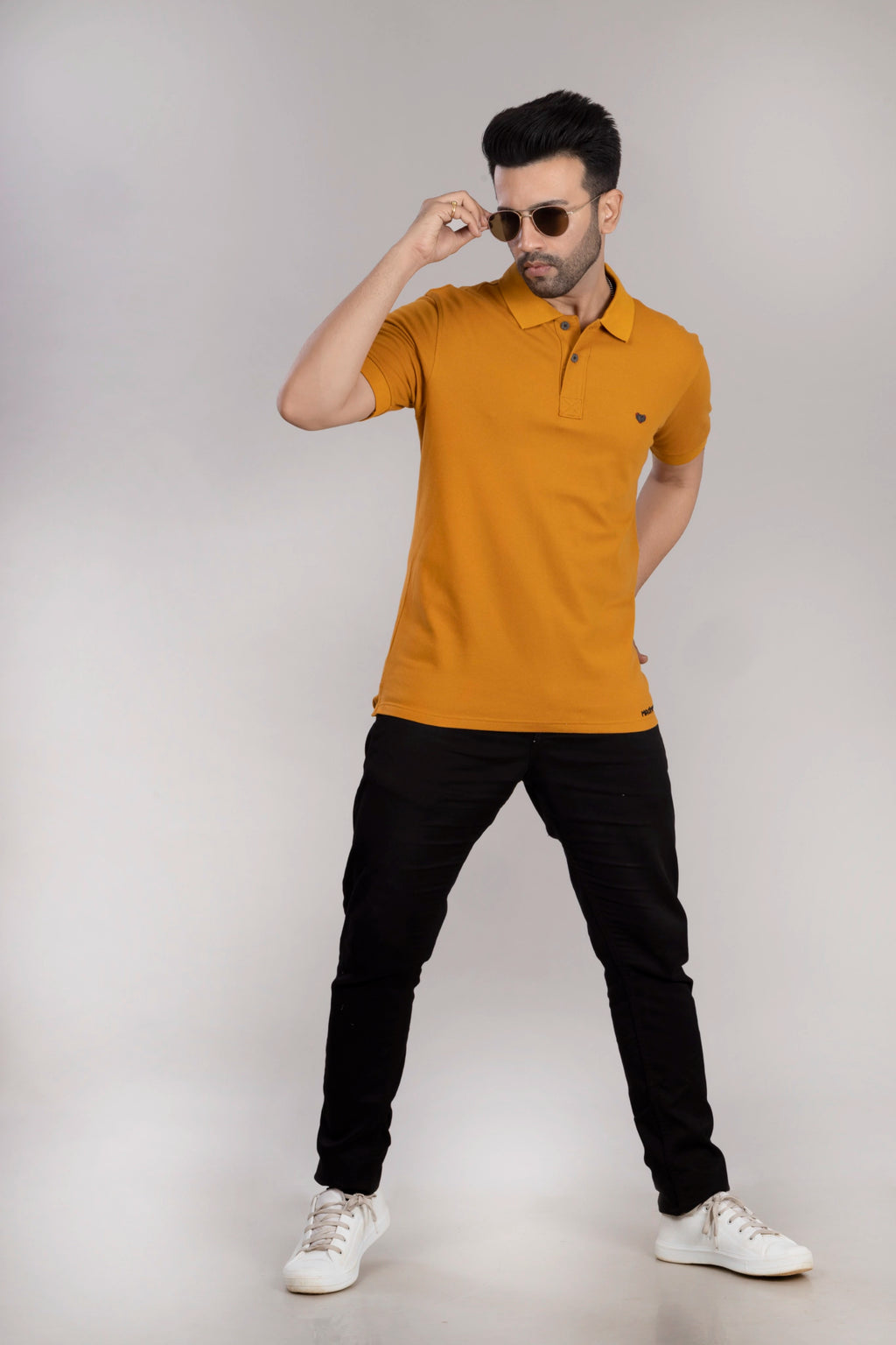 MAdMee Ace Polo - Sunset Mustard