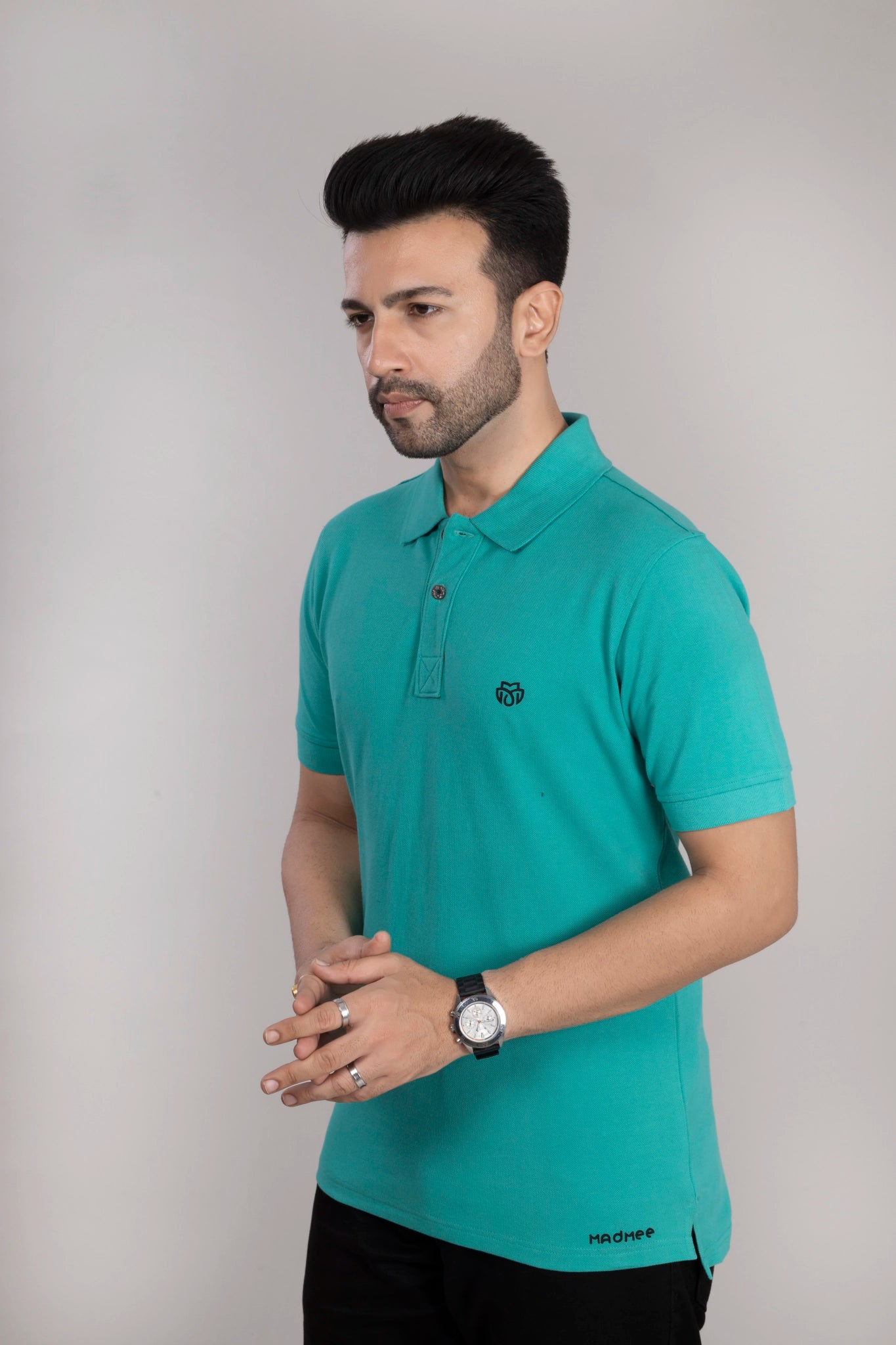 MAdMee Ace Polo - Turquoise Blue