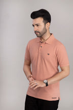 MAdMee Ace Polo - Dusty Peach