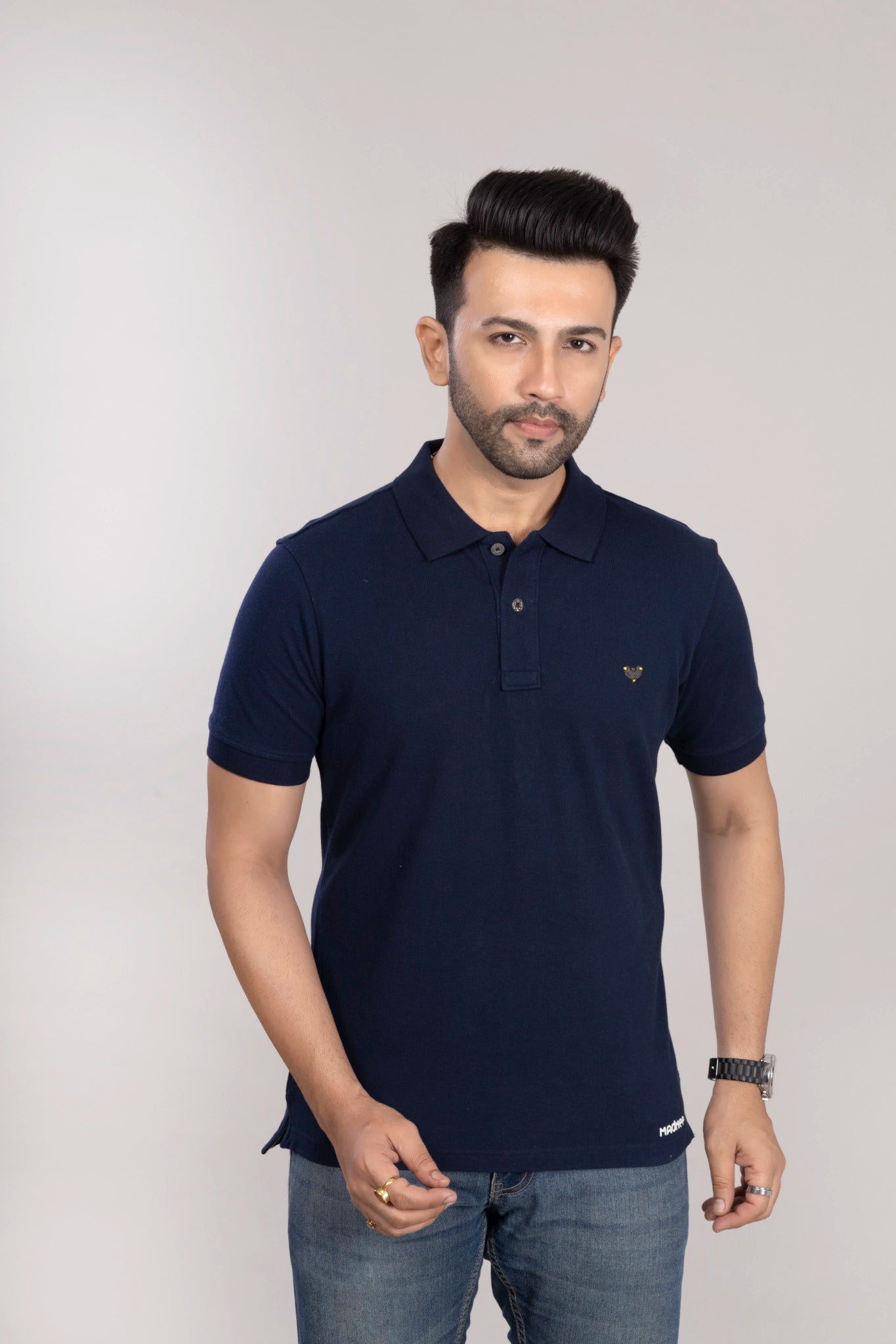 MAdMee Ace Polo - Deep Navy Blue