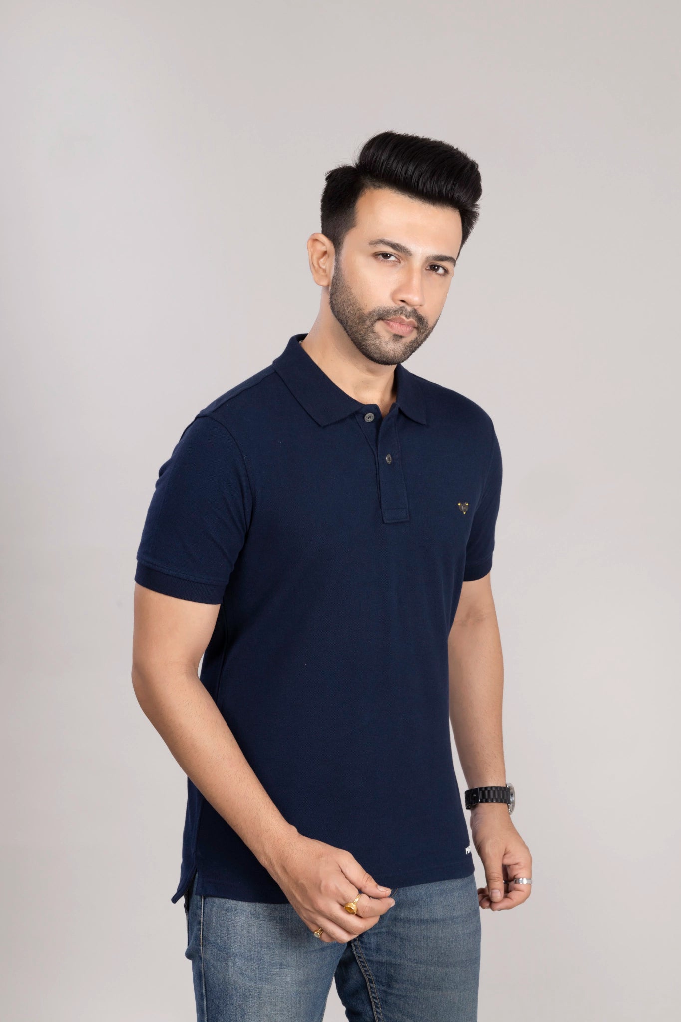 MAdMee Ace Polo - Deep Navy Blue