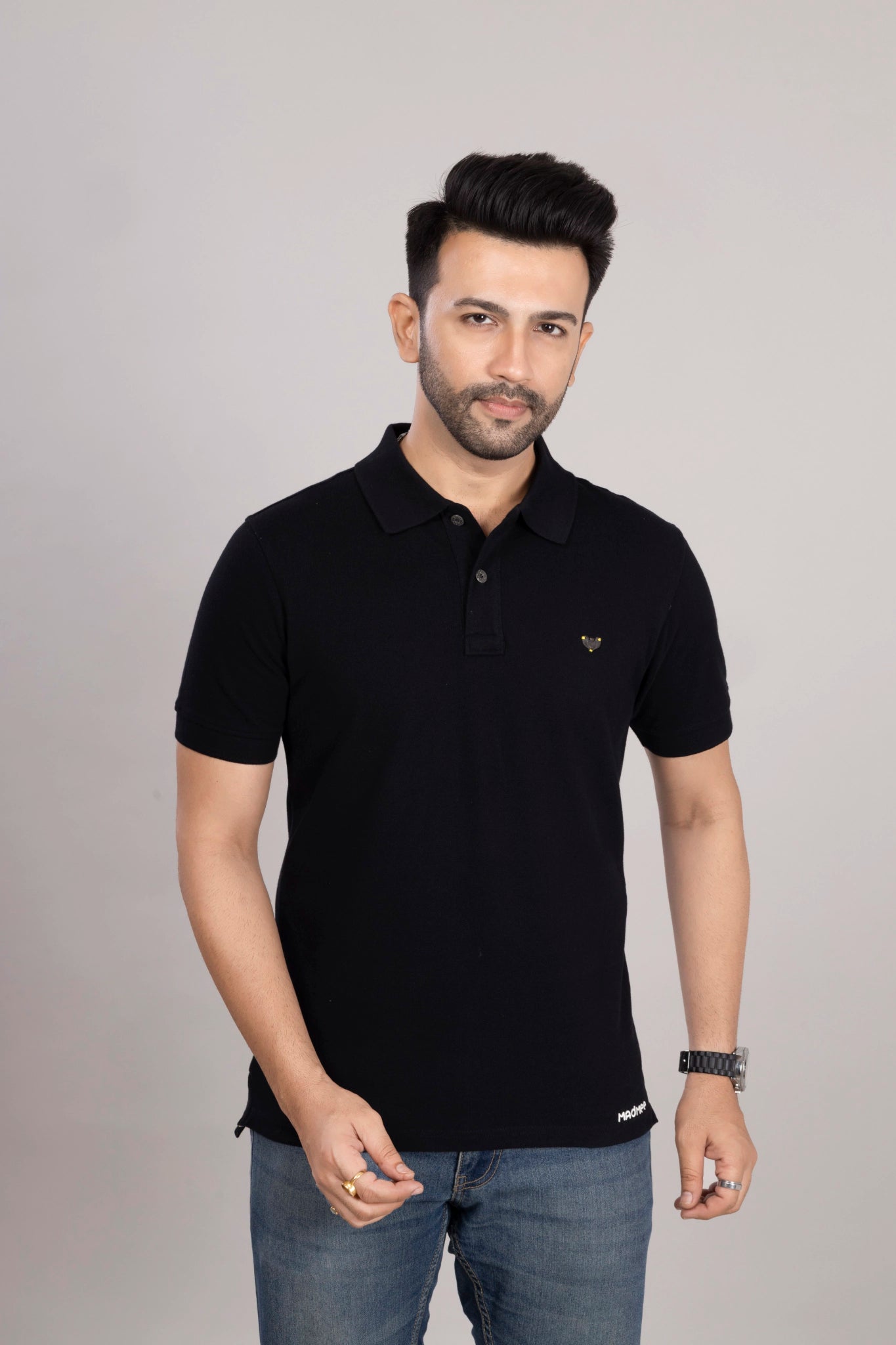 MAdMee Ace Polo - Black