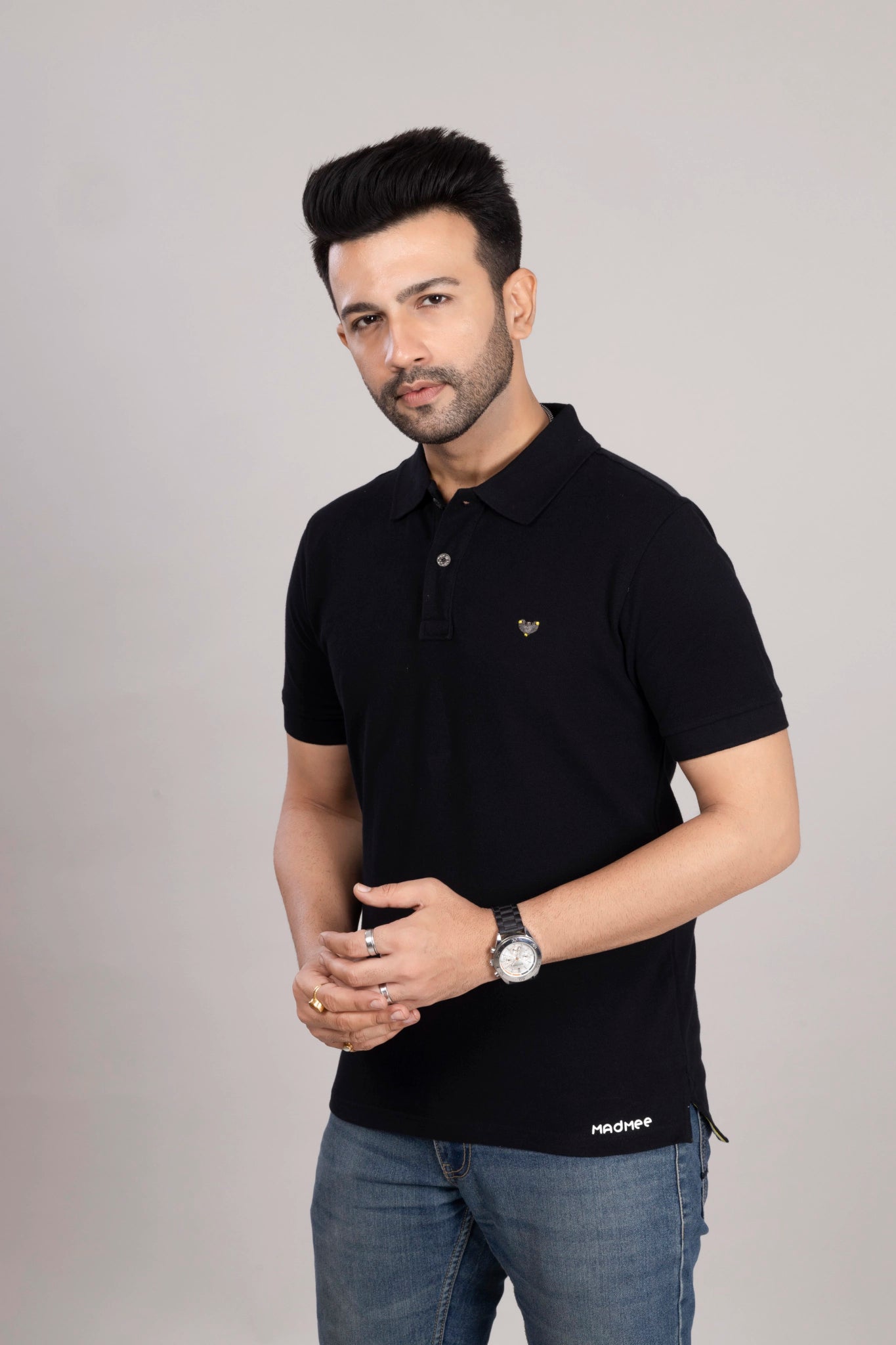 MAdMee Ace Polo - Black