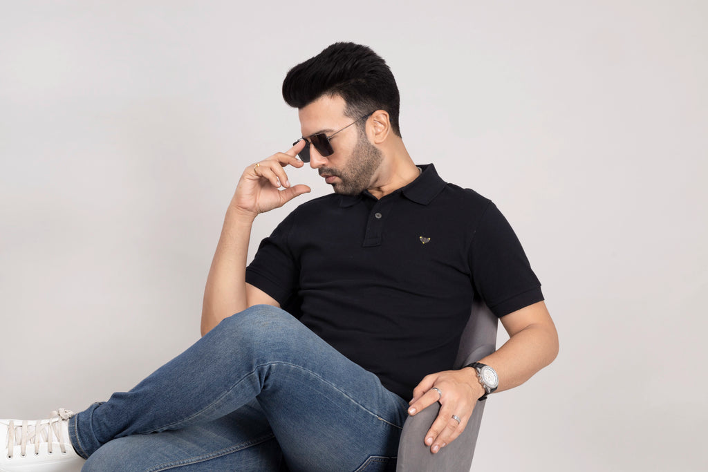 MAdMee Ace Polo - Black