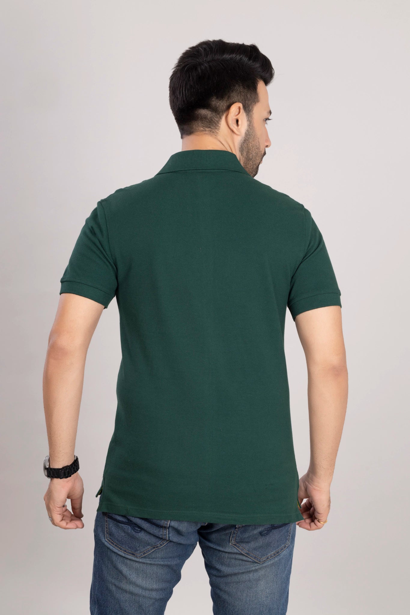 MAdMee Ace Polo - Forest Green