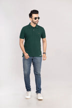 MAdMee Ace Polo - Forest Green