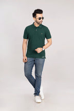 MAdMee Ace Polo - Forest Green