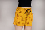 MAdMee BreezyFit Printed Shorts - Sunburst Mustard
