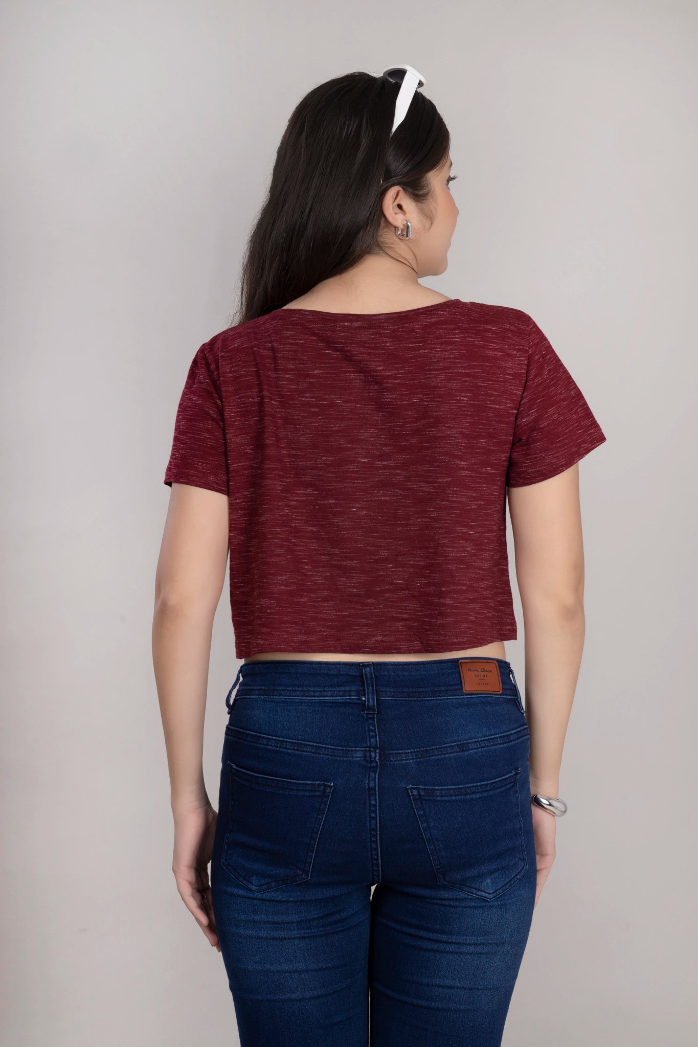 MAdMee Soft Knitted Co-ord Set – Wine Red