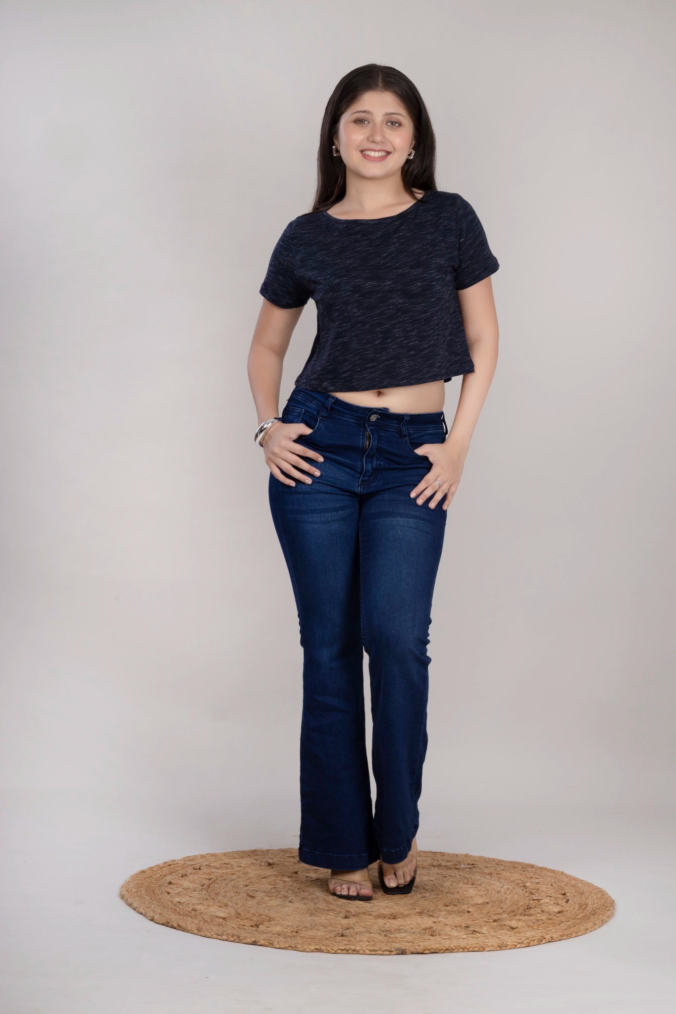 MAdMee Soft Knitted Co-ord Set – Midnight Navy