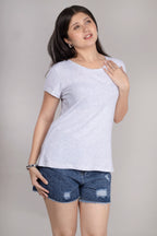 MAdMee EverydayEase Round Neck T-Shirt - FeatherPop