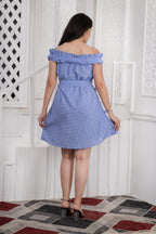MAdMee Off-Shoulder DreamFit Dress - Lavender Mist