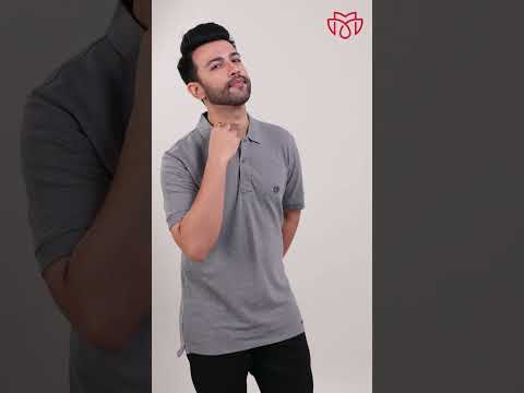 MAdMee Ace Polo - Ash Grey Melange