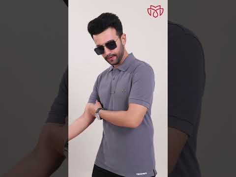 MAdMee Ace Polo - Steel Grey