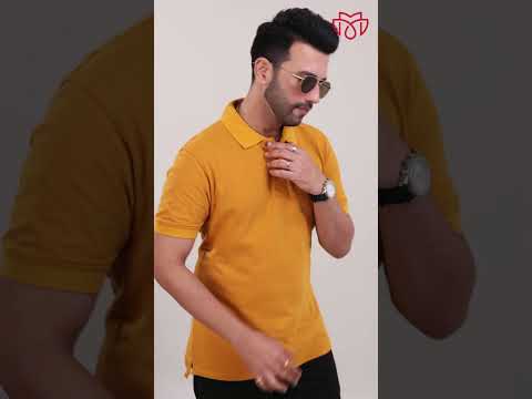 MAdMee Ace Polo - Sunset Mustard